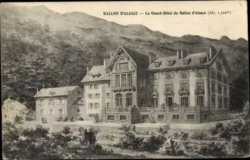 Ak Saint Maurice sur Moselle Vosges, Ballon d'Alsace, Le Grand Hotel du Ballon d'Alsace