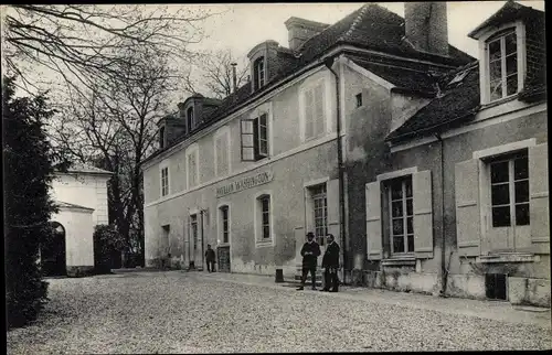 Ak Champagne sur Seine Seine et Marne, Ecole Lafayette, Pavillon Washington