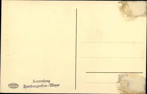 Ak Hamburg, Lange Mühren Nr. 65