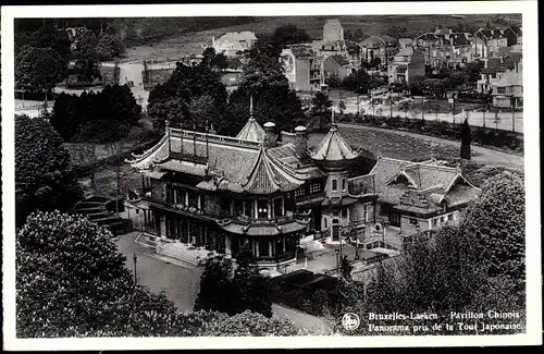 Ak Laeken Bruxelles Brüssel, Pavillon Chinois, Expo 1935