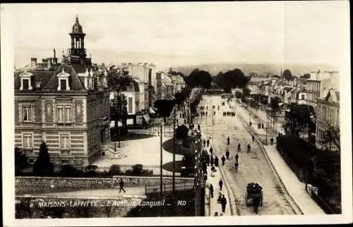 Ak Maisons Laffitte Yvelines, L'Avenue Longueil