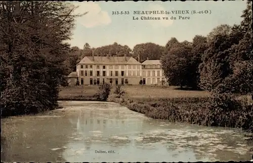 Ak Neauphle le Vieux, Le Chateau, Parc