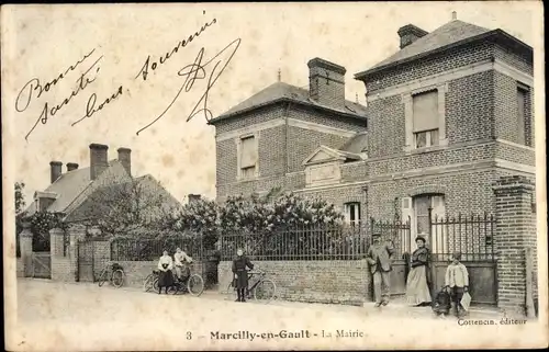 Ak Marcilly en Gault Loir et Cher, Mairie