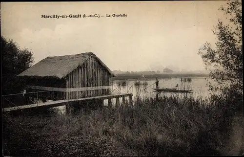 Ak Marcilly en Gault Loir et Cher, La Gravelle