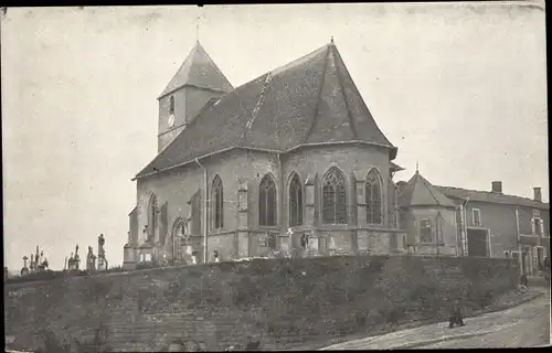 Ak Genicourt sur Meuse, L'Eglise