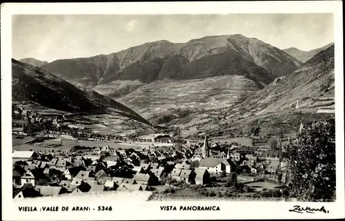Ak Vielha e Mijaran Katalonien Spanien, Vista panoramica, valle de Aran