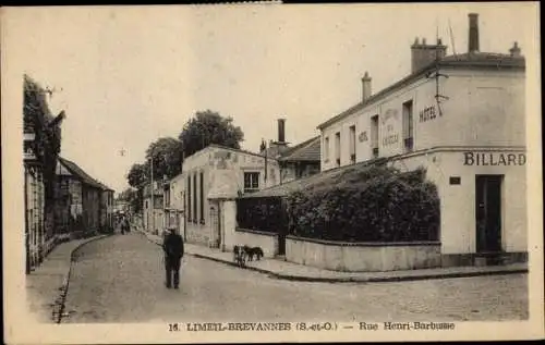 Ak Limeil Brevannes Val de Marne, Rue Henri Barbusse
