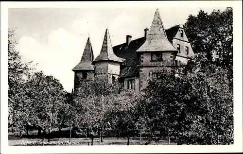 Ak Schmieheim Kippenheim, Blick auf das Schloss