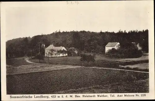 Ak Herzogswalde Wilsdruff Sachsen, Blick auf Sommerfriche Landberg