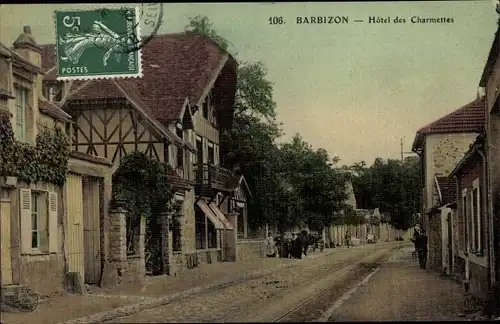 Ak Barbizon Seine et Marne, Hotel des Charmettes