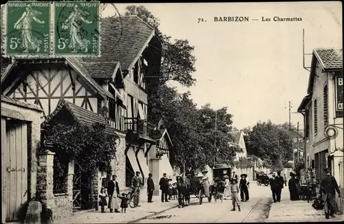 Ak Barbizon Seine et Marne, Les Charmettes