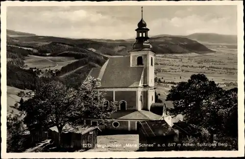 Ak Międzygórze Kłodzko in Niederschlesien, Kirche Maria Schnee im Schneegebirge