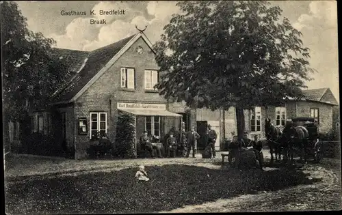 Ak Braak in Schleswig Holstein, Gasthaus K. Bredfeldt