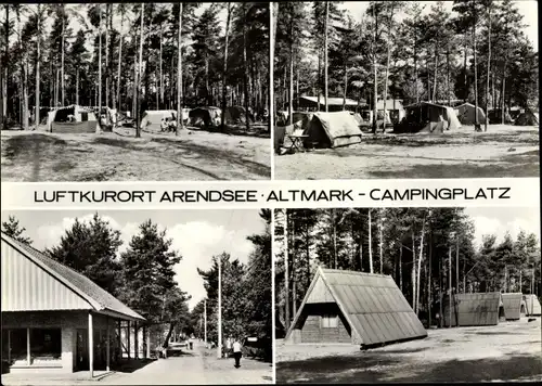 Ak Arendsee in der Altmark, Campingplatz
