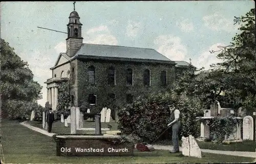 Ak Wanstead Redbridge, Old Wanstead Church