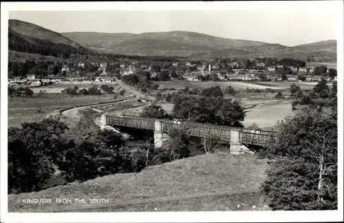 Ak Kingussie Badenoch Schottland, View from the south, Bridge