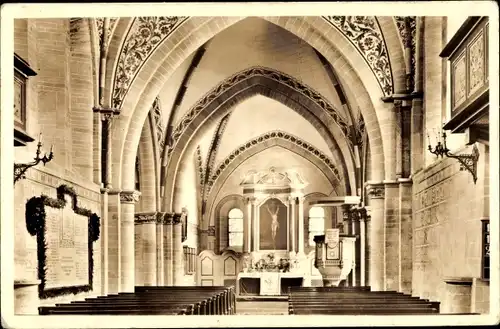 Ak Fröndenberg an der Ruhr, Stiftskirche, Innenansicht, Altar