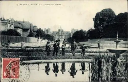 Ak Maisons Laffitte Yvelines, Avenue du Chateau