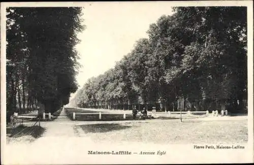 Ak Maisons Laffitte Yvelines, Avenue Egle