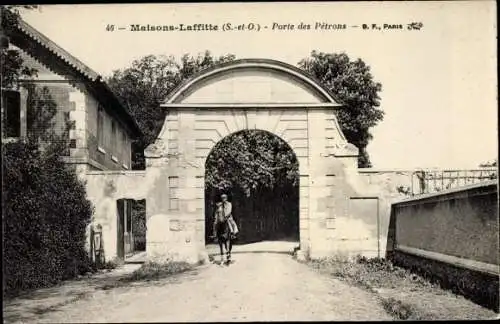 Ak Maisons Laffitte Yvelines, Porte des Petrons