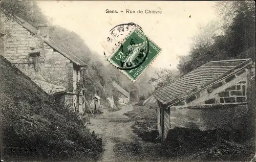 Ak Sens Yonne, Rue de Chièvre