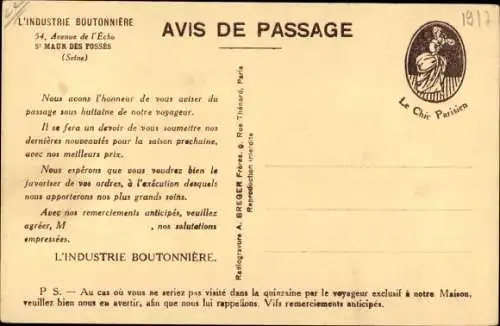 Ak Saint Maur des Fossés Val de Marne, La Fabrication des boutons de Corozo