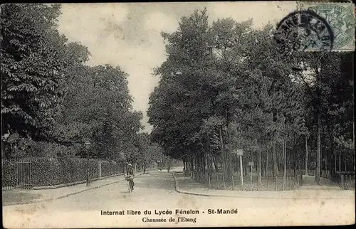 Ak Saint Mandé Val de Marne, Internat libre du Lycee Fenelon, Chaussee de l'Etang
