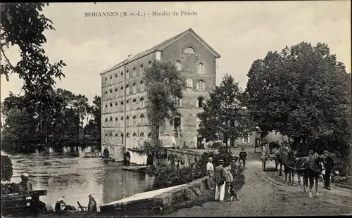 Ak Morannes Maine et Loire, Moulin de Pendu