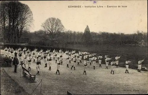 Ak Combree Maine et Loire, Institution Libre, Exercice de boxe