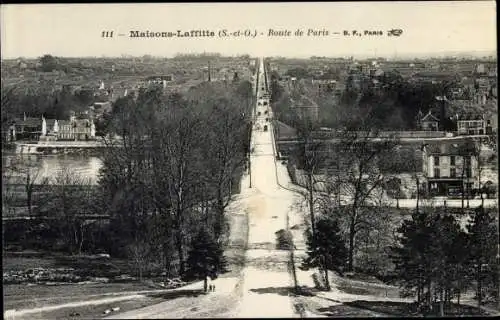 Ak Maisons Laffitte Yvelines, Rue de PAris