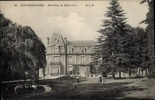 Ak Louveciennes Yvelines, Pavillon de Belle Vue