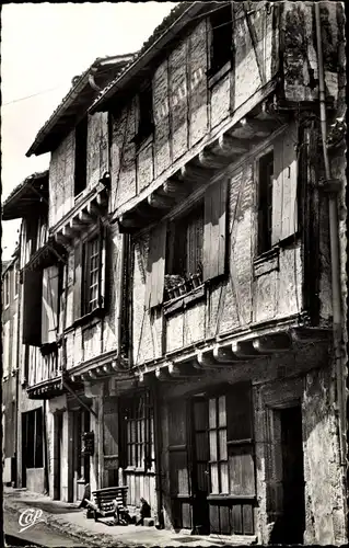 Ak Parthenay Deux Sèvres, Vieilles Maisons