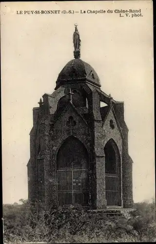 Ak Le Puy Saint Bonnet Deux Sèvres, La Chapelle du Chene Rond