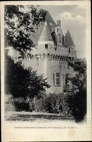 Saint Génard Deux Sèvres, Chateau de Bonneuil