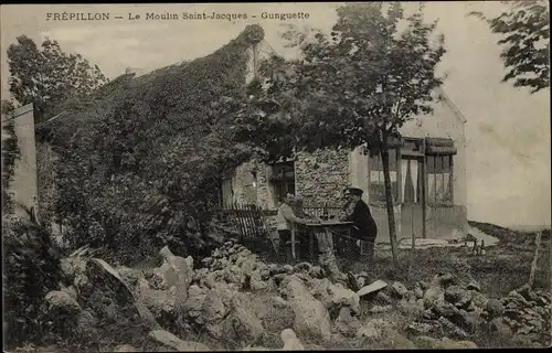 Ak Frepillon Val d'Oise, Le Moulin Saint Jacques, Gunguette