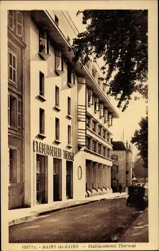 Ak Bains les Bains Vosges, Etablissement Thermal
