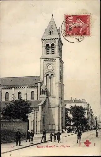Ak Saint Mandé Val de Marne, L'Eglise