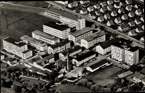 Ak Biberach an der Riß in Oberschwaben, Panorama Luftbild