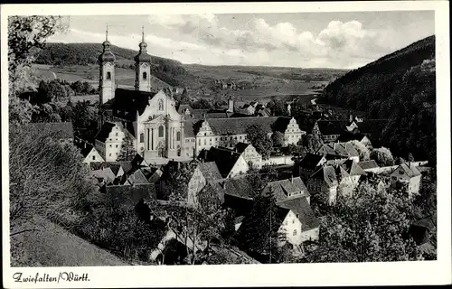 Ak Zwiefalten in Baden Württemberg, Panorama