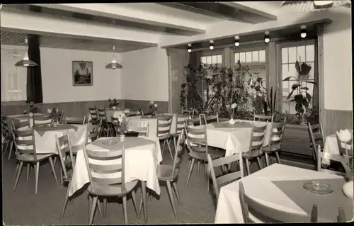 Ak Wirsberg in Oberfranken, Restaurant Innenansicht