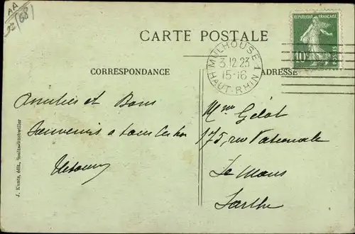 Ak Steinbach Bas Rhin, Vue générale