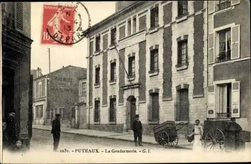 Ak Puteaux Hauts de Seine, Gendarmerie Nationale