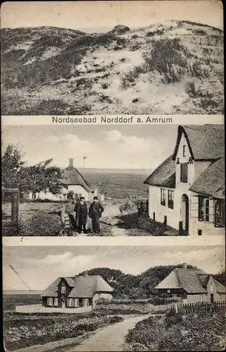 Ak Norddorf auf Amrum in Nordfriesland, Düne, Häuser