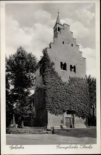 Ak Gehrden Niedersachsen, Evangelische Kirche