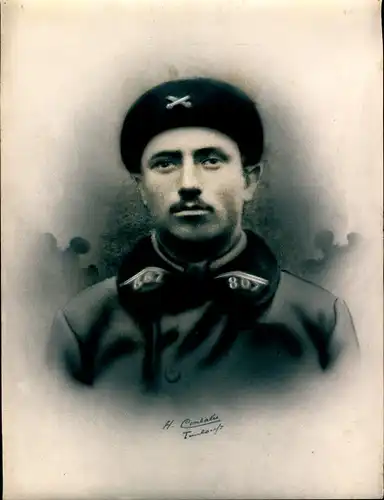 Foto Combalie, Henri, Toulouse, Portraitfotografie, Französischer Soldat