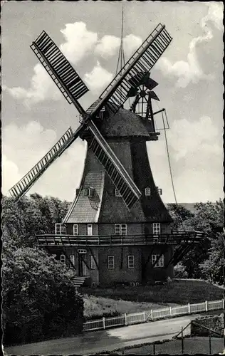 Ak Wyk auf Föhr in Nordfriesland, Mühle