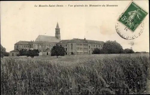 Ak Mesnil Saint Denis Yvelines, Monastere, Vue generale