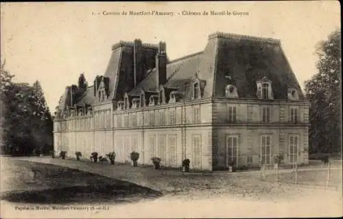 Ak Montfort l'Amaury Yvelines, Chateau de Mareil le Guyon