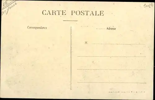 Ak Sens Yonne, Inondation 1910, La Rue Saint Bond, Rue Emile Zola, Hochwasser