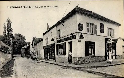 Ak Ezanville Val d'Oise, La Grande Rue